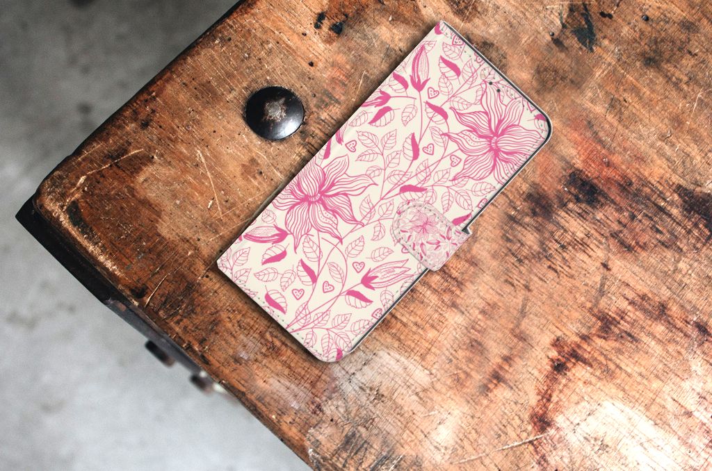 Nokia 5.3 Hoesje Pink Flowers