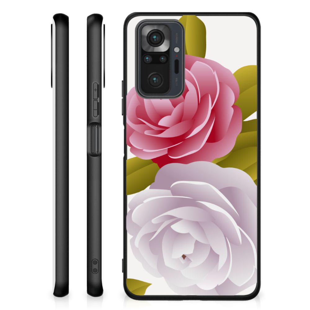 Xiaomi Redmi Note 10 Pro Bloemen Hoesje Roses B2C Telecom