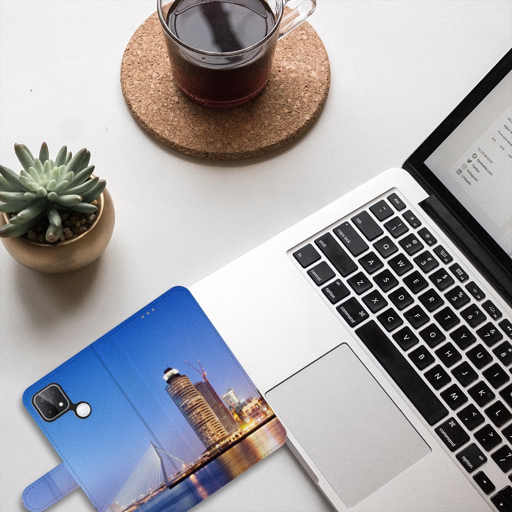 OPPO A15 Flip Cover Rotterdam