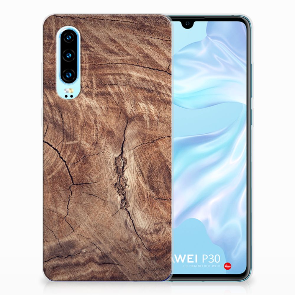 Huawei P30 Bumper Hoesje Tree Trunk