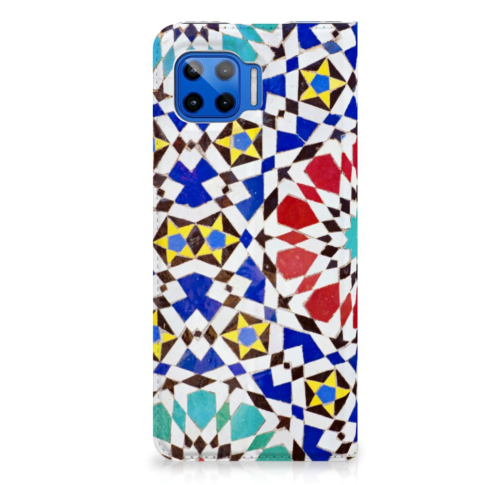 Motorola Moto G 5G Plus Standcase Mozaïek - B2C Telecom