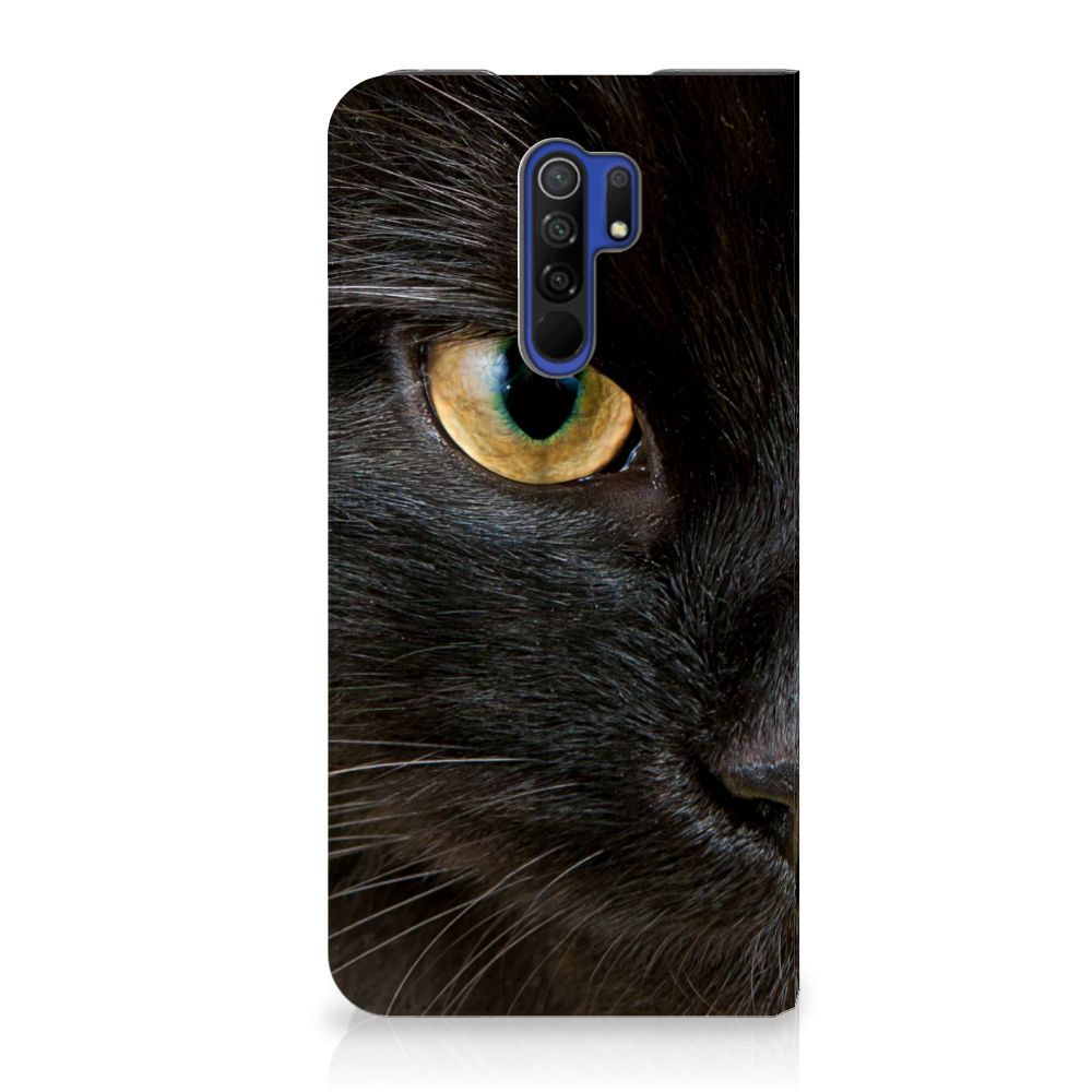 Xiaomi Redmi 9 Hoesje maken Zwarte Kat - B2C Telecom