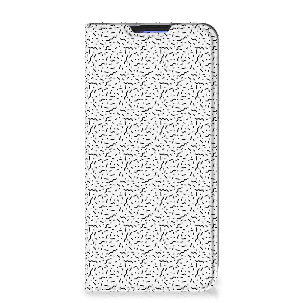 Motorola Moto G Pro Hoesje met Magneet Stripes Dots - B2C Telecom