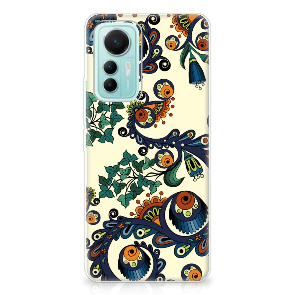 Siliconen Hoesje Xiaomi 12 Lite Barok Flower B2C Telecom