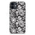 iPhone 12 Pro | 12 (6.1") Skin Case Black Flowers