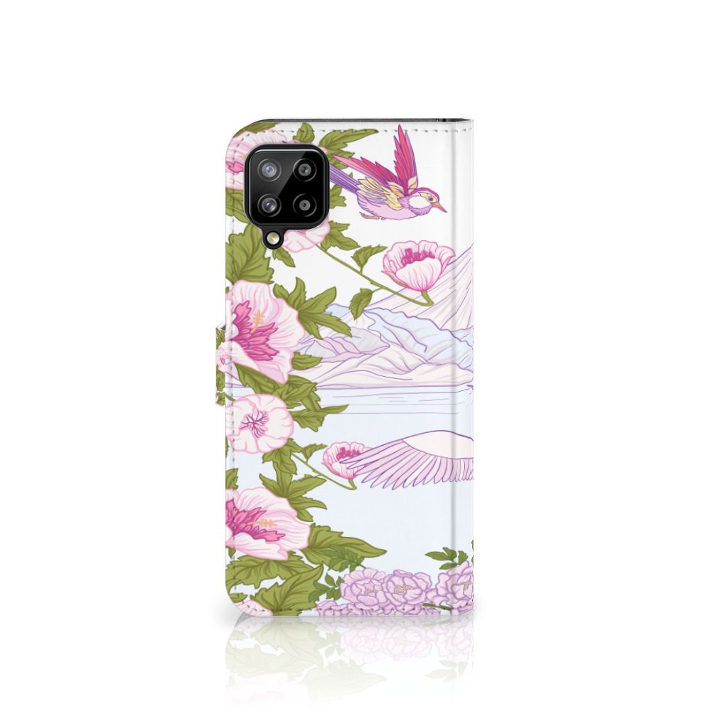 Samsung Galaxy A12 Telefoonhoesje met Pasjes Bird Standing