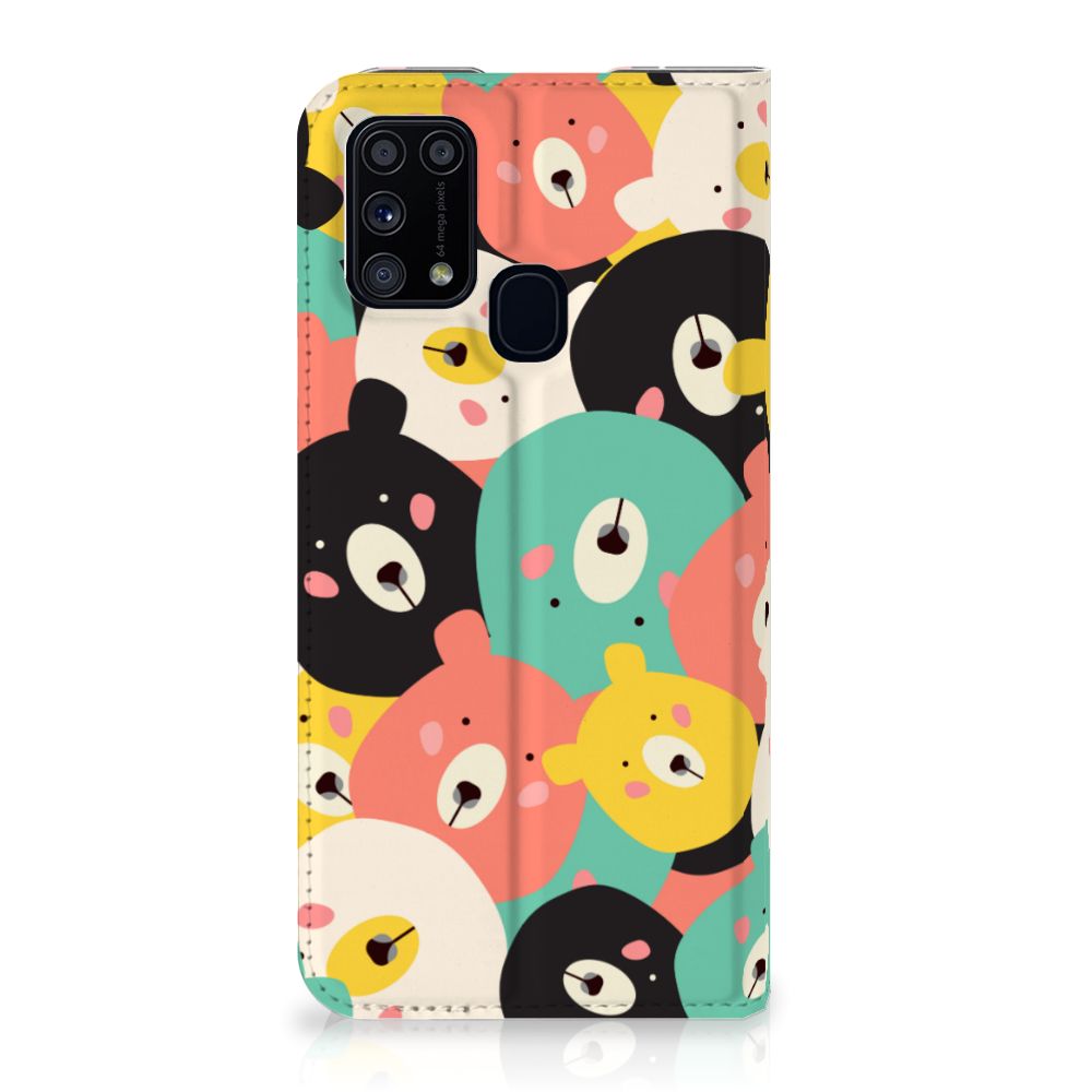 Samsung Galaxy M31 Magnet Case Bears - B2C Telecom