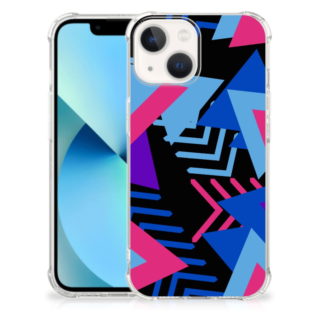 iPhone 13 mini Shockproof Case Funky Triangle