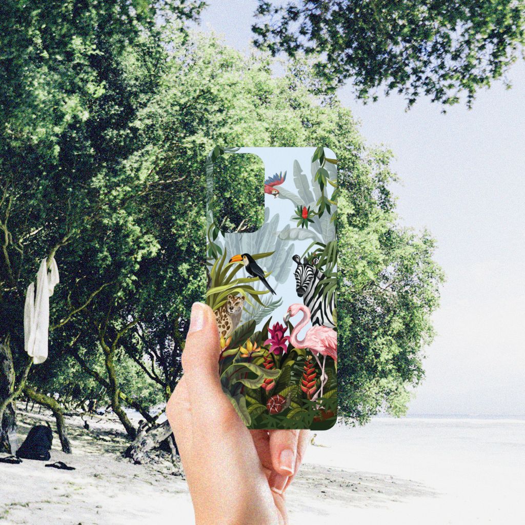 Dierenprint Telefoonhoesje voor Samsung Galaxy A23 Jungle B2C Telecom