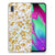 Samsung Galaxy A40 TPU Case Gouden Bloemen