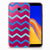 Samsung Galaxy J4 Plus (2018) TPU bumper Zigzag Blauw