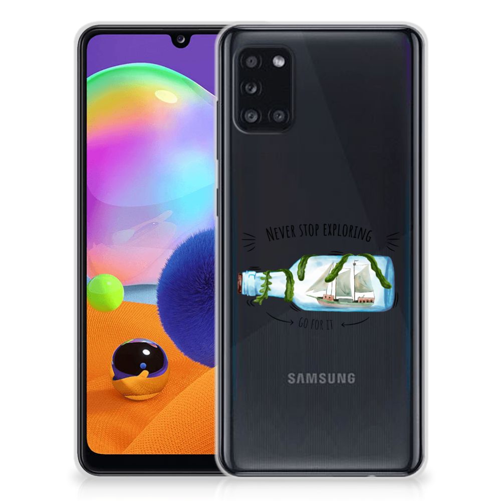 Samsung Galaxy A31 Telefoonhoesje met Naam Boho Bottle B2C Telecom