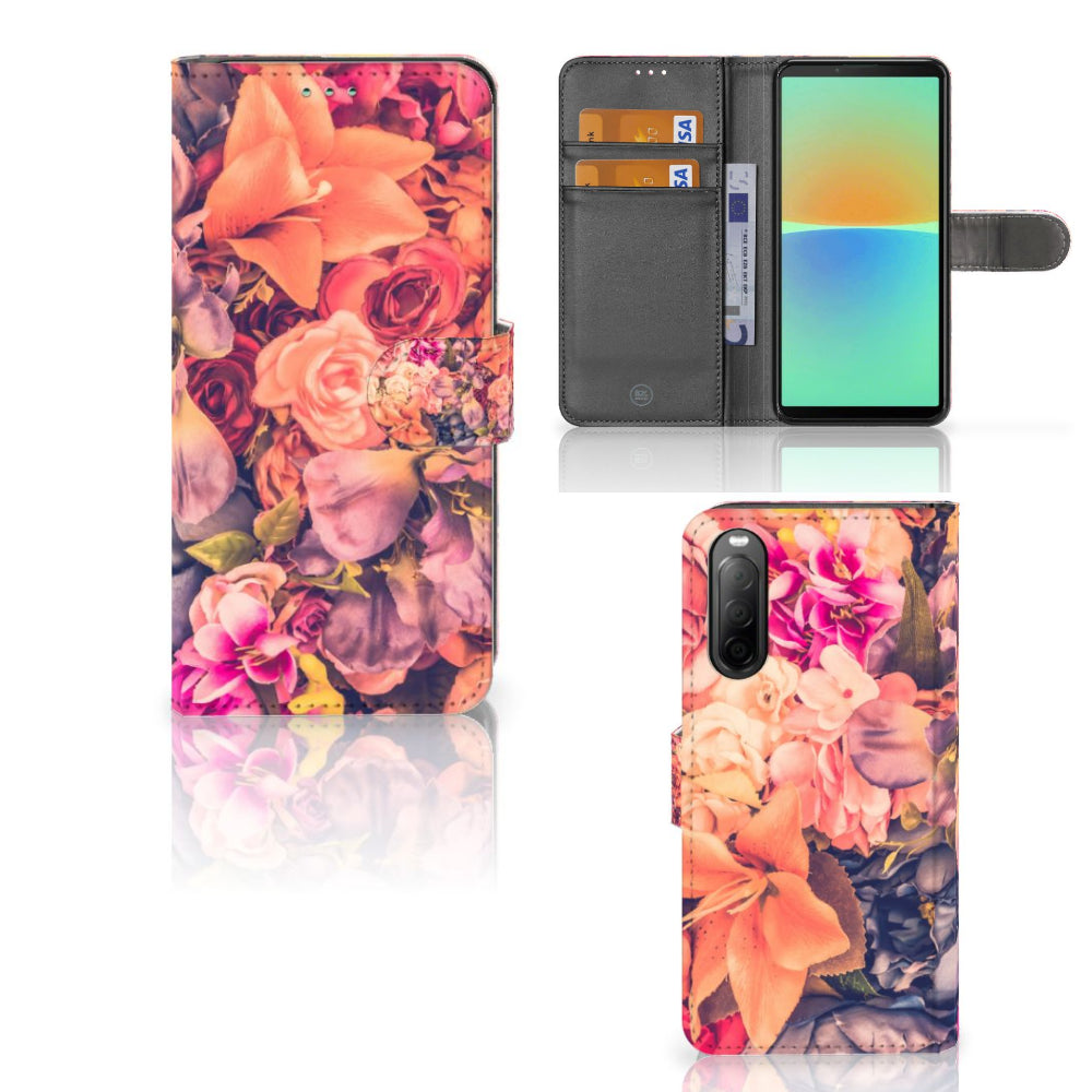 Sony Xperia 10 IV Hoesje Bosje Bloemen