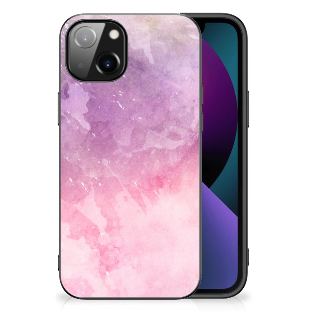 Kleurrijke Telefoonhoesje Apple iPhone 13 Pink Purple Paint B2C Telecom