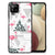 Samsung Galaxy A12 Dierenprint Telefoonhoesje Flamingo Triangle