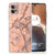 Motorola Moto G32 TPU Siliconen Hoesje Marmer Oranje B2C Telecom