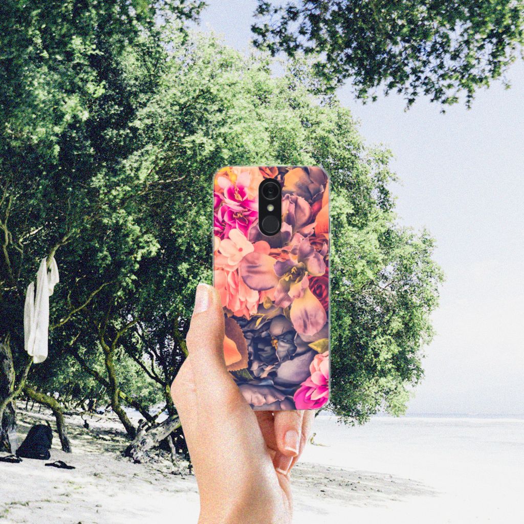 LG Q7 TPU Case Bosje Bloemen