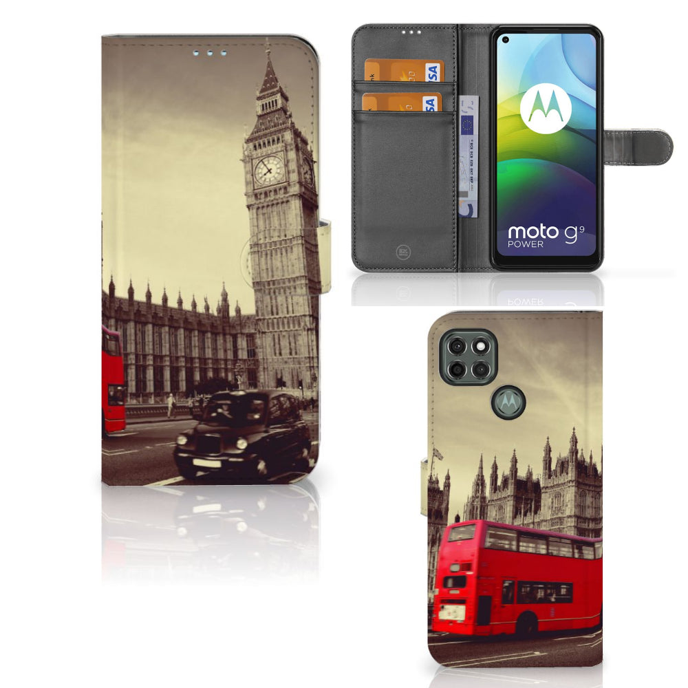 Motorola Moto G9 Power Flip Cover Londen
