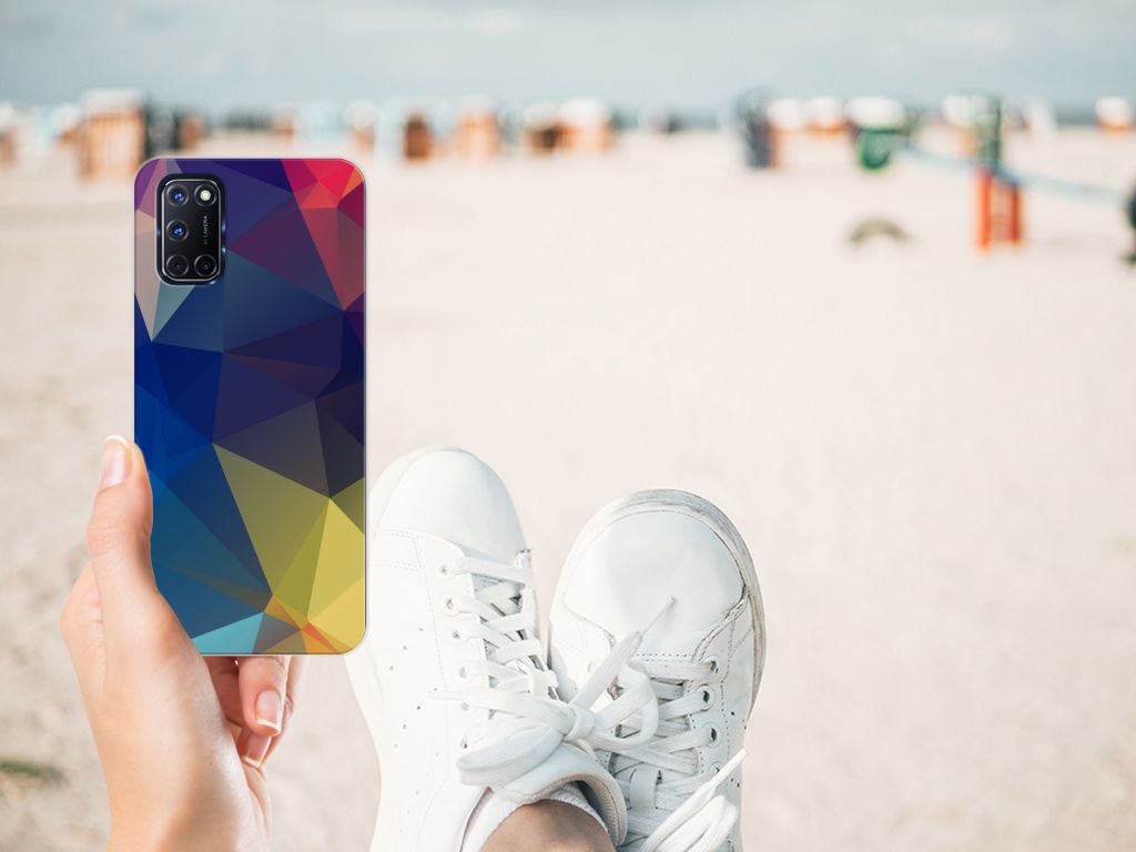 OPPO A52 | A72 TPU Hoesje Polygon Dark B2C Telecom