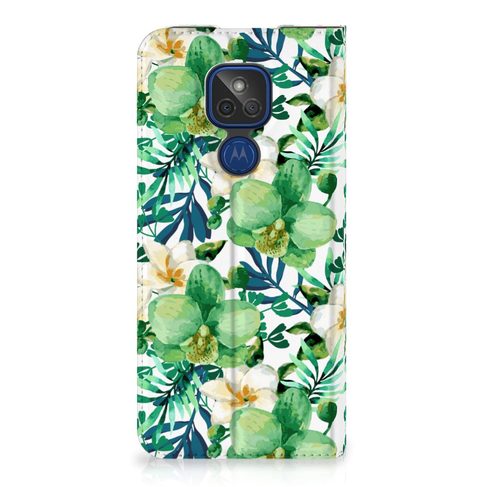 Motorola Moto G9 Play Smart Cover Orchidee Groen - B2C Telecom