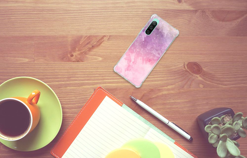 Back Cover Sony Xperia 10 V Pink Purple Paint