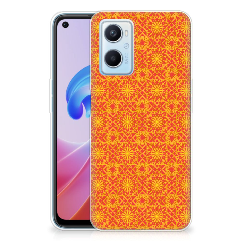 OPPO A96 | OPPO A76 TPU bumper Batik Oranje B2C Telecom