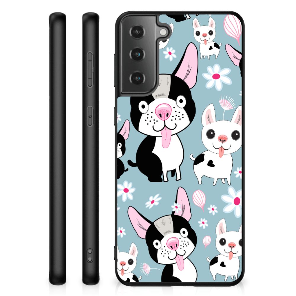 Samsung Galaxy S21 Plus Dierenprint Telefoonhoesje Hondjes B2C Telecom