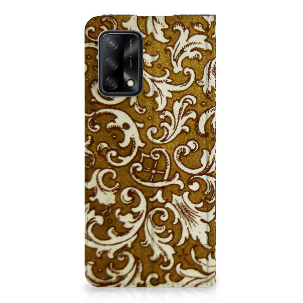 Telefoon Hoesje OPPO A74 4G Barok Goud - B2C Telecom