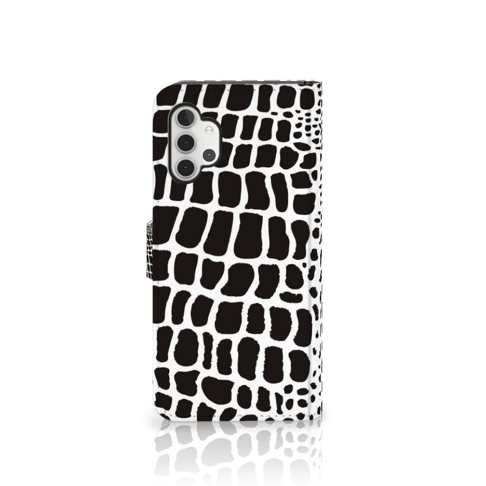 Samsung Galaxy A32 5G Telefoonhoesje met Pasjes Slangenprint