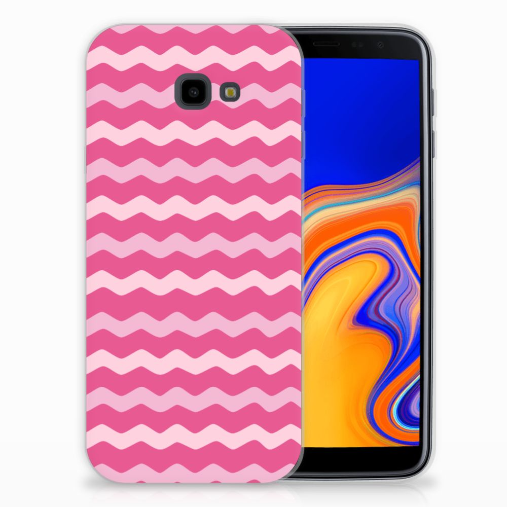 Samsung Galaxy J4 Plus (2018) TPU bumper Waves Pink