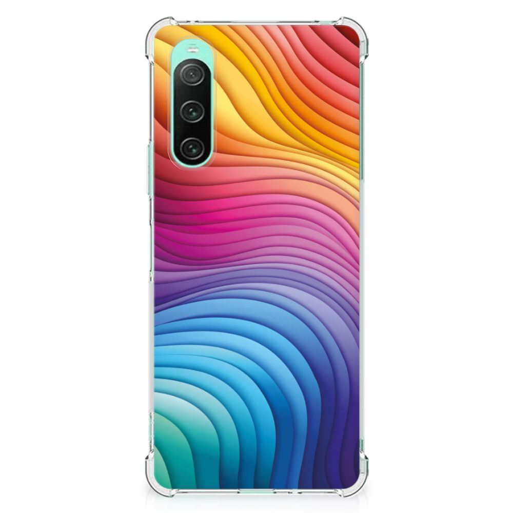 Shockproof Case voor Sony Xperia 10 V Regenboog