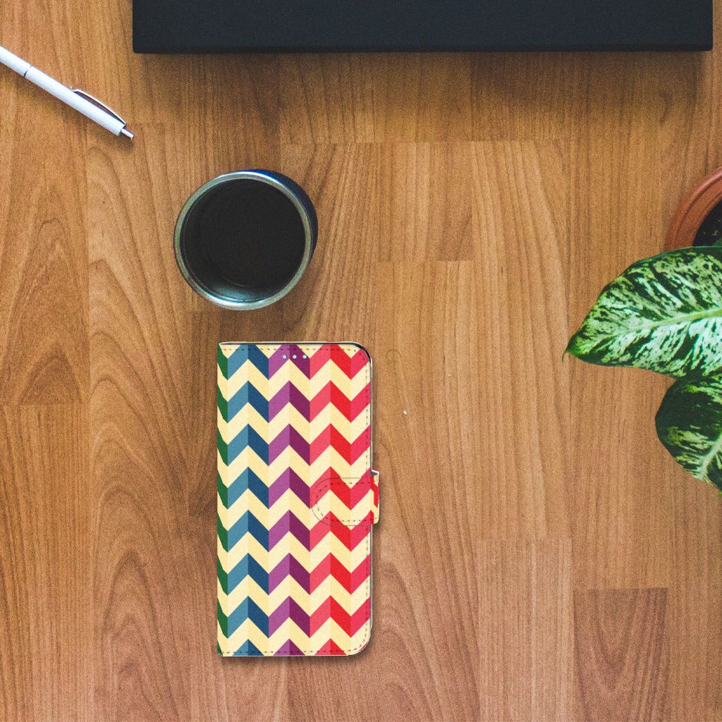 OPPO A76 | A96 Telefoon Hoesje Zigzag Multi Color