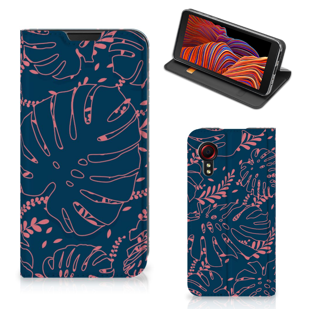 Samsung Galaxy Xcover 5 Smart Cover Palm Leaves - B2C Telecom