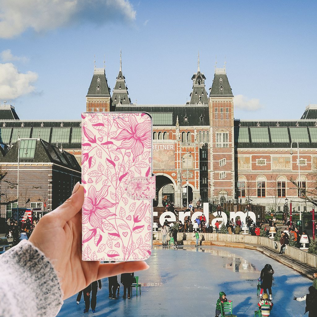 Samsung Galaxy S20 Ultra Hoesje Pink Flowers