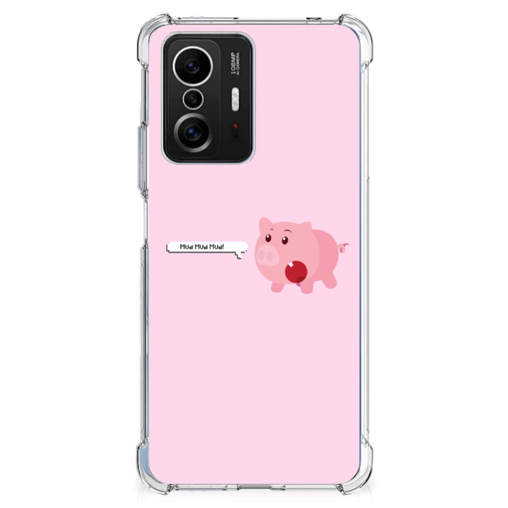 Xiaomi 11T | 11T Pro Stevig Bumper Hoesje Pig Mud