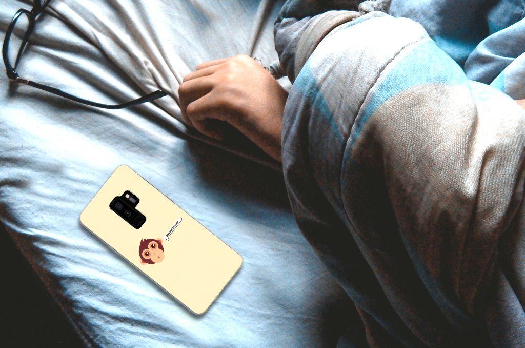 Samsung Galaxy S9 Plus Telefoonhoesje met Naam Monkey