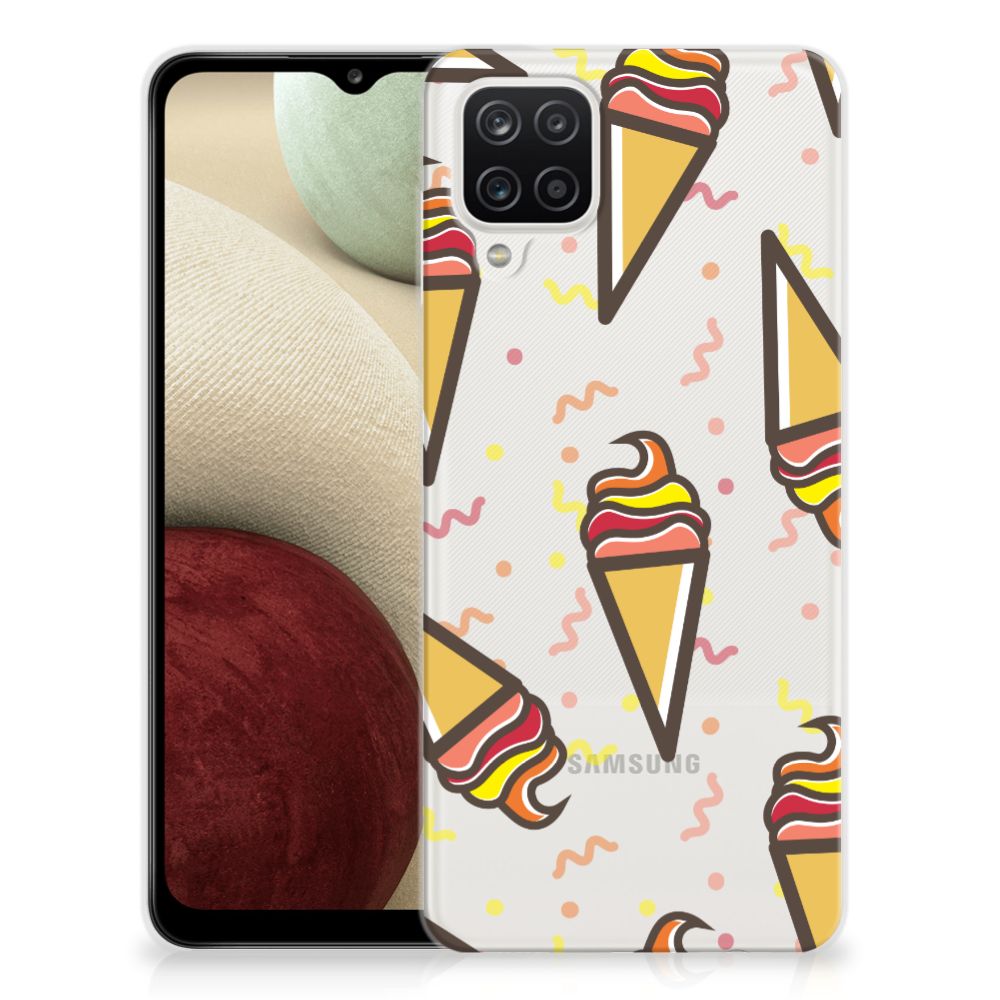 Samsung Galaxy A12 Siliconen Case Icecream