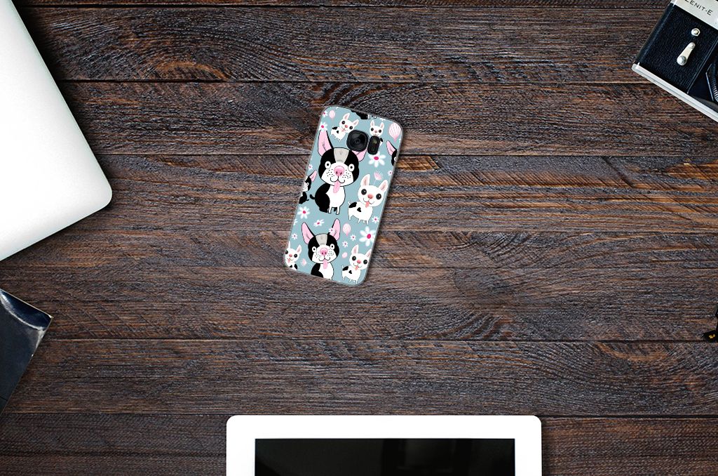Samsung Galaxy S7 TPU Hoesje Hondjes