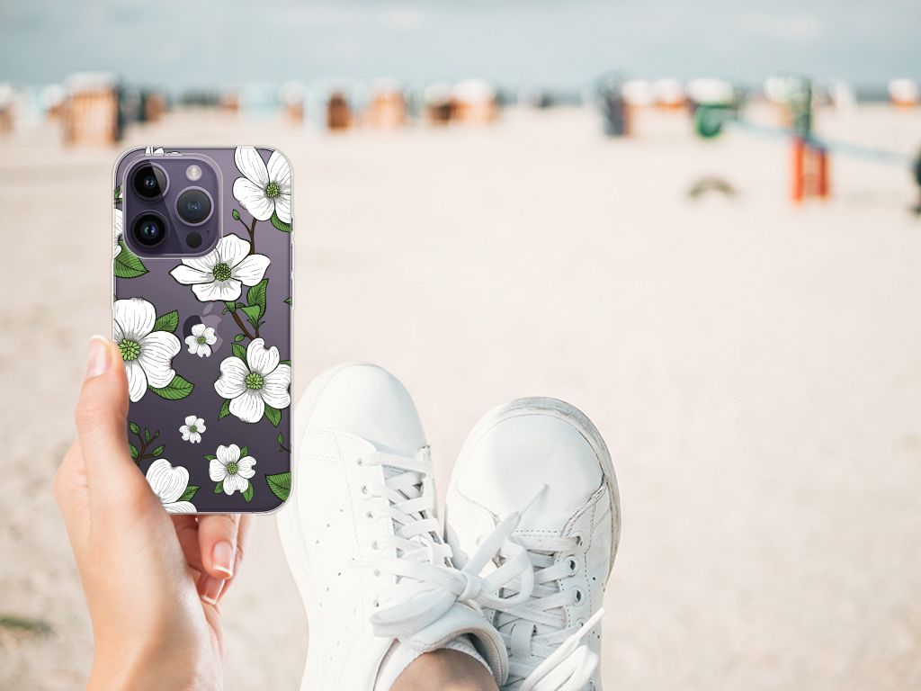 Apple iPhone 14 Pro TPU Case Dogwood Flowers B2C Telecom