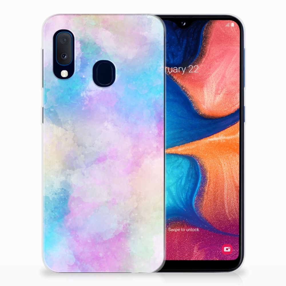 Hoesje maken Samsung Galaxy A20e Watercolor Light