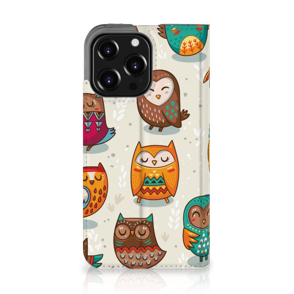 iPhone 13 Pro Hoesje maken Vrolijke Uilen - B2C Telecom