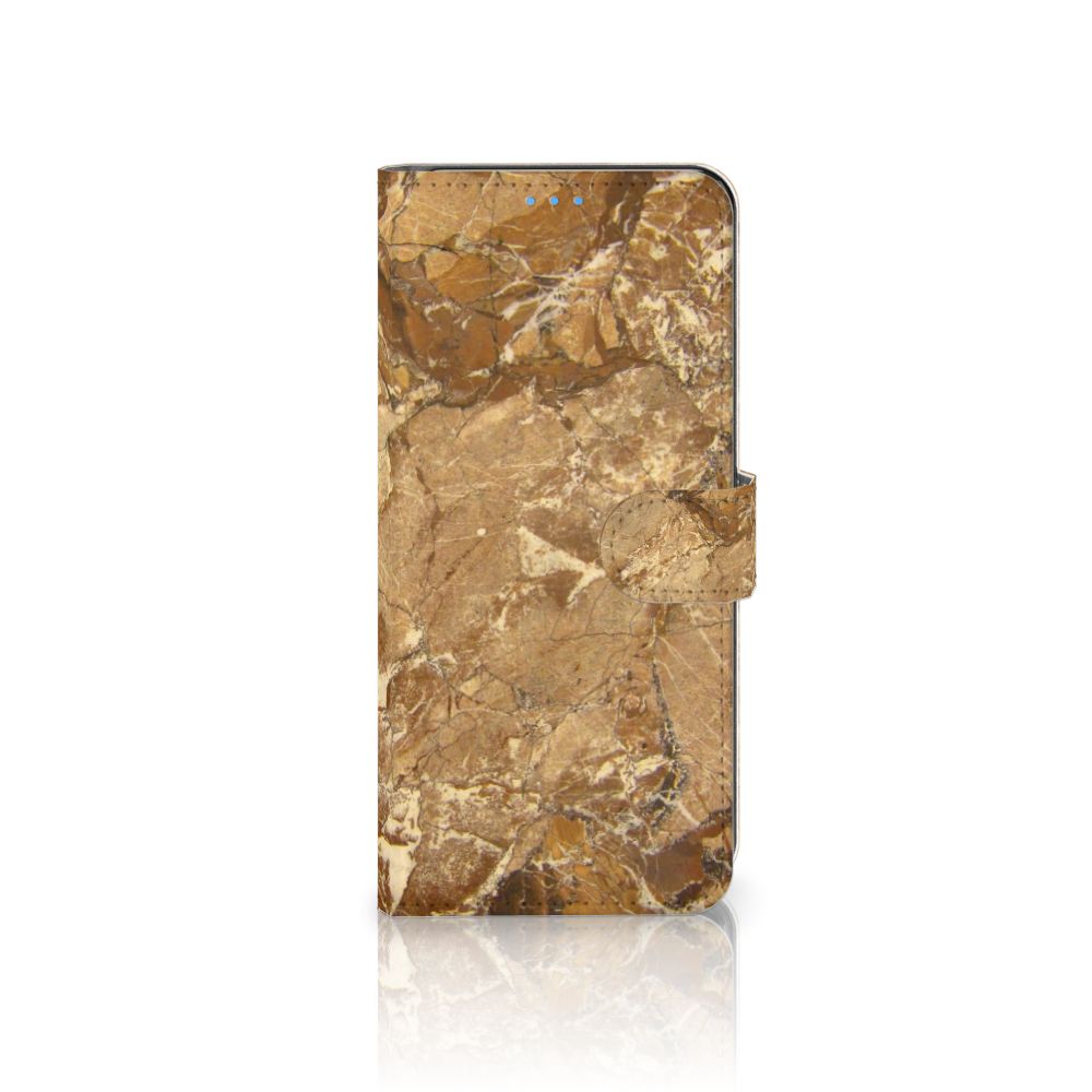 Xiaomi Mi 10T Pro | Mi 10T Bookcase Marmer Creme met luxe marmerdesign en stevige TPU-siliconen bescherming.