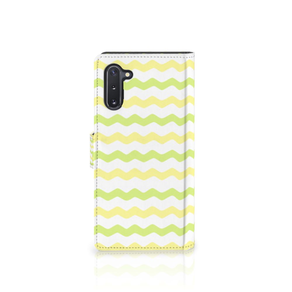 Samsung Galaxy Note 10 Telefoon Hoesje Waves Yellow