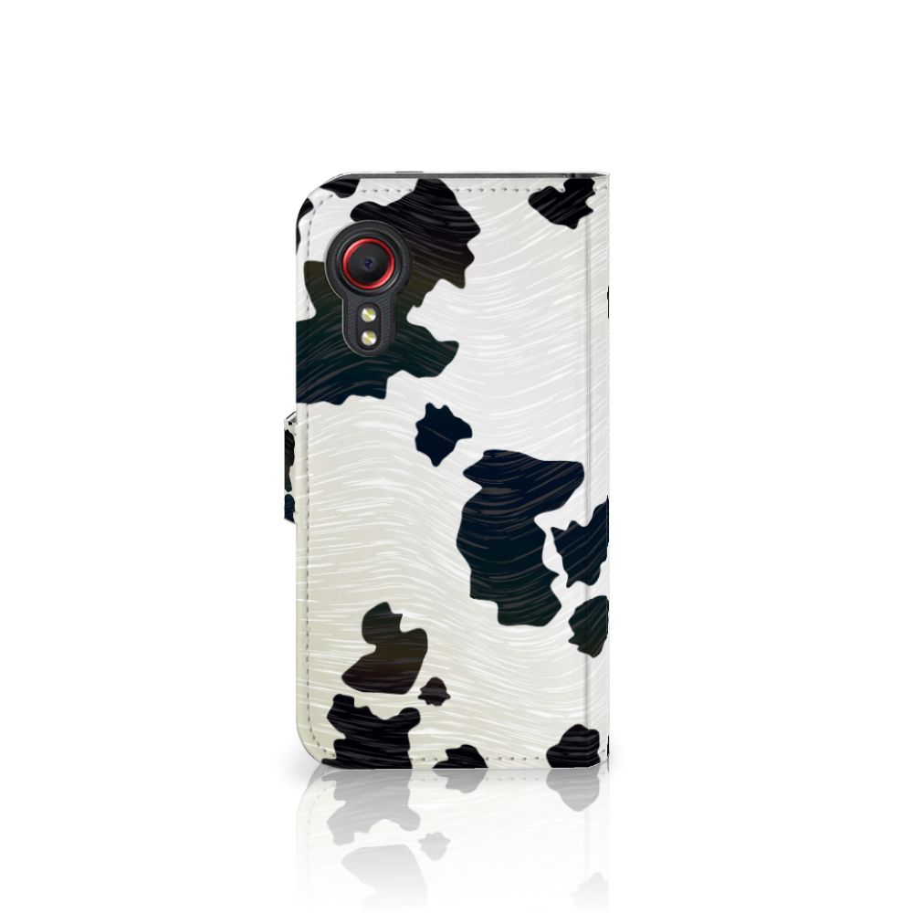 Samsung Galaxy Xcover 5 Telefoonhoesje met Pasjes Koeienvlekken