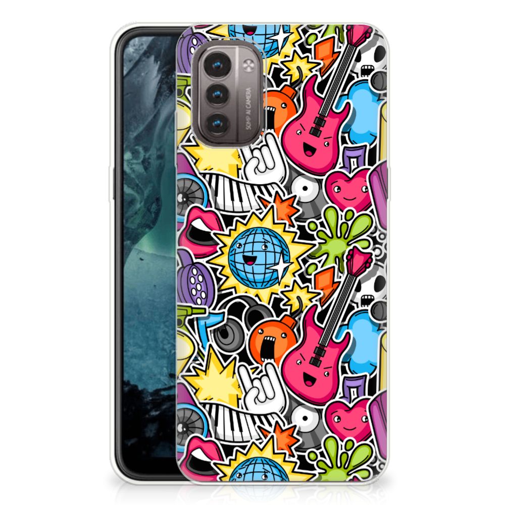 Nokia G21 | G11 Silicone Back Cover Punk Rock