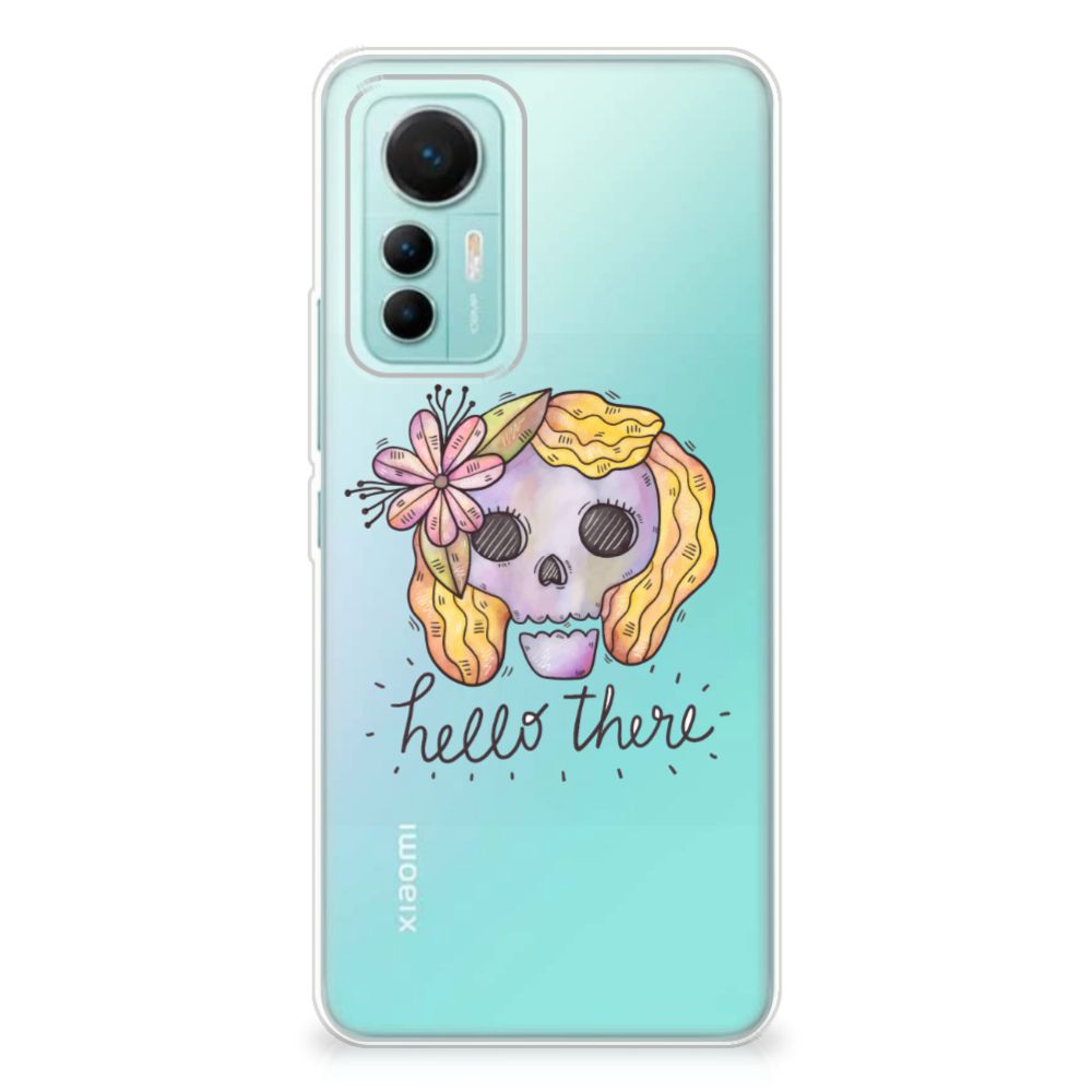 Silicone Back Case Xiaomi 12 Lite Boho Skull B2C Telecom