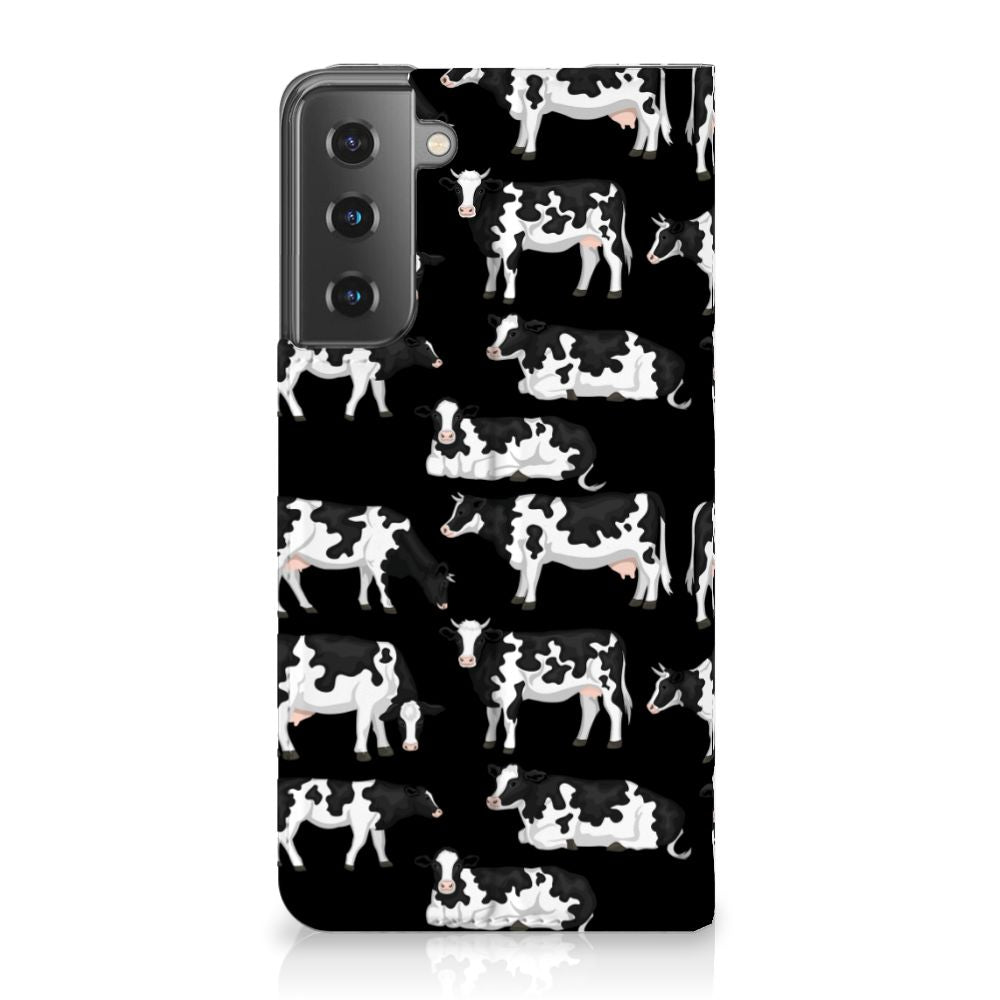 Samsung Galaxy S21 Hoesje maken Koetjes - B2C Telecom