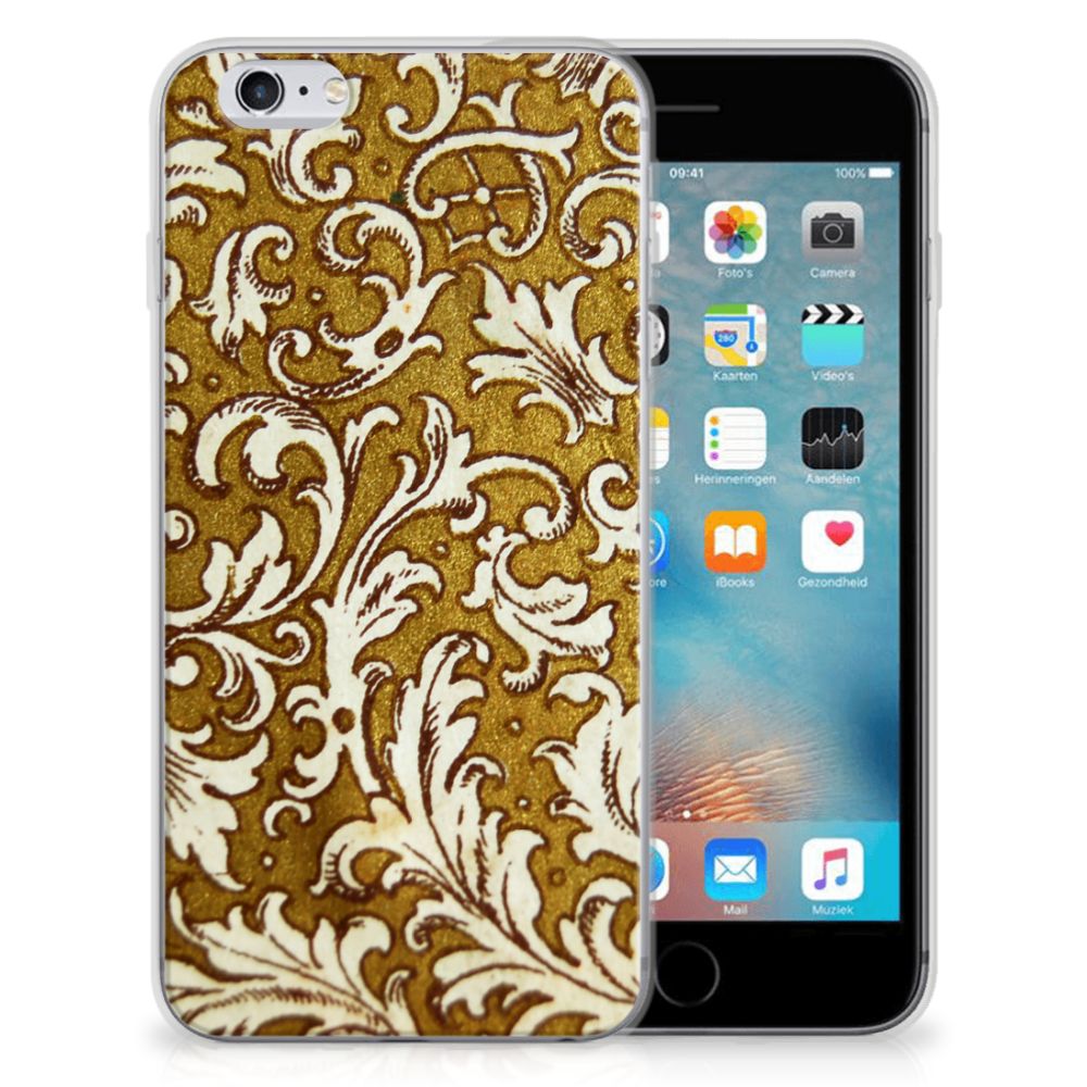 Siliconen Hoesje Apple iPhone 6 | 6s Barok Goud