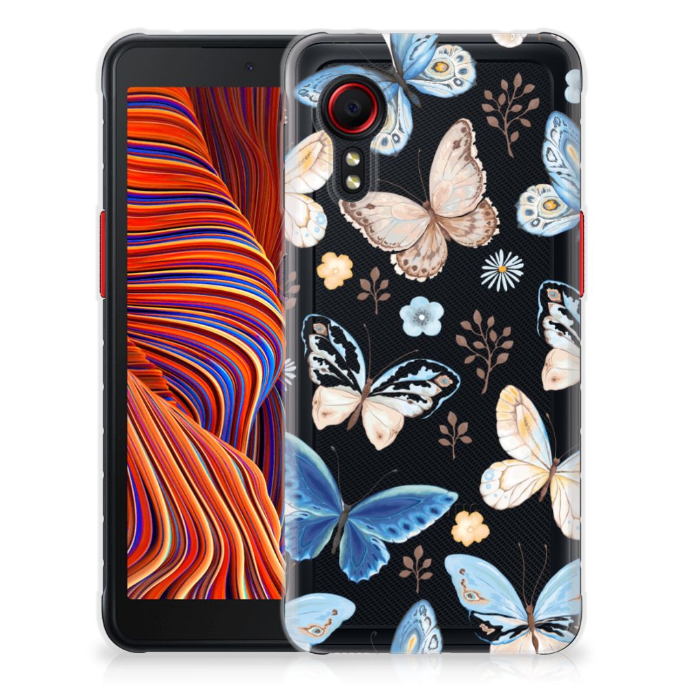 TPU Hoesje voor Samsung Galaxy Xcover 5 Vlinder