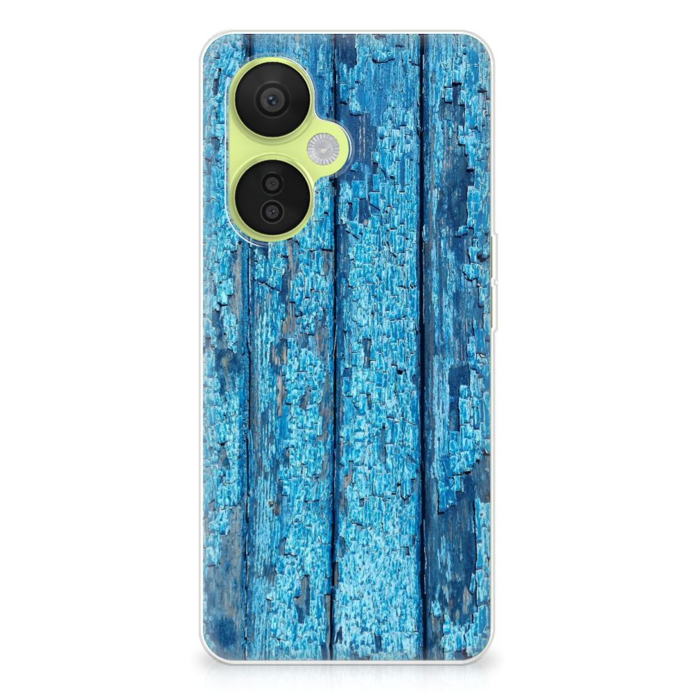 OnePlus Nord CE 3 Lite Bumper Hoesje Wood Blue
